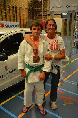 Максим Кацапов с тренером Татьяной Сергеевной